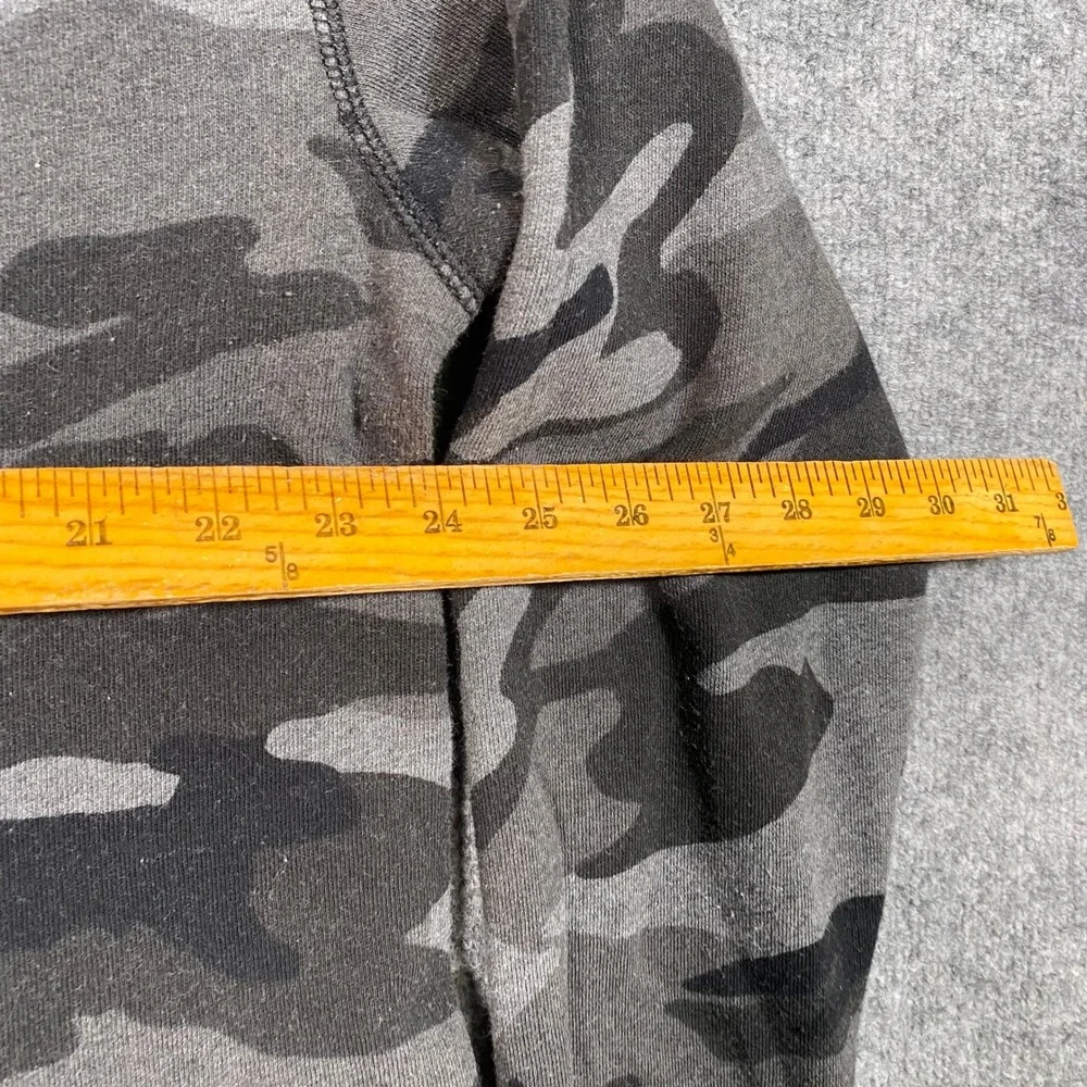 Polo Ralph‎ Lauren Mens XL Camo Crewneck Sweatshirt Grey Black Camouflage Fleece